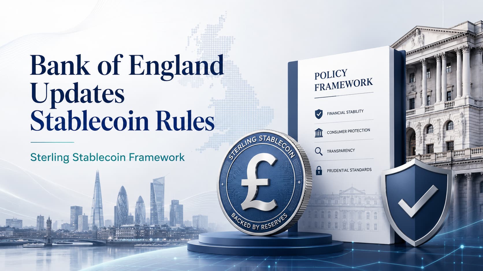 Bank of England Revises Rules for Systemic Sterling Stablecoins