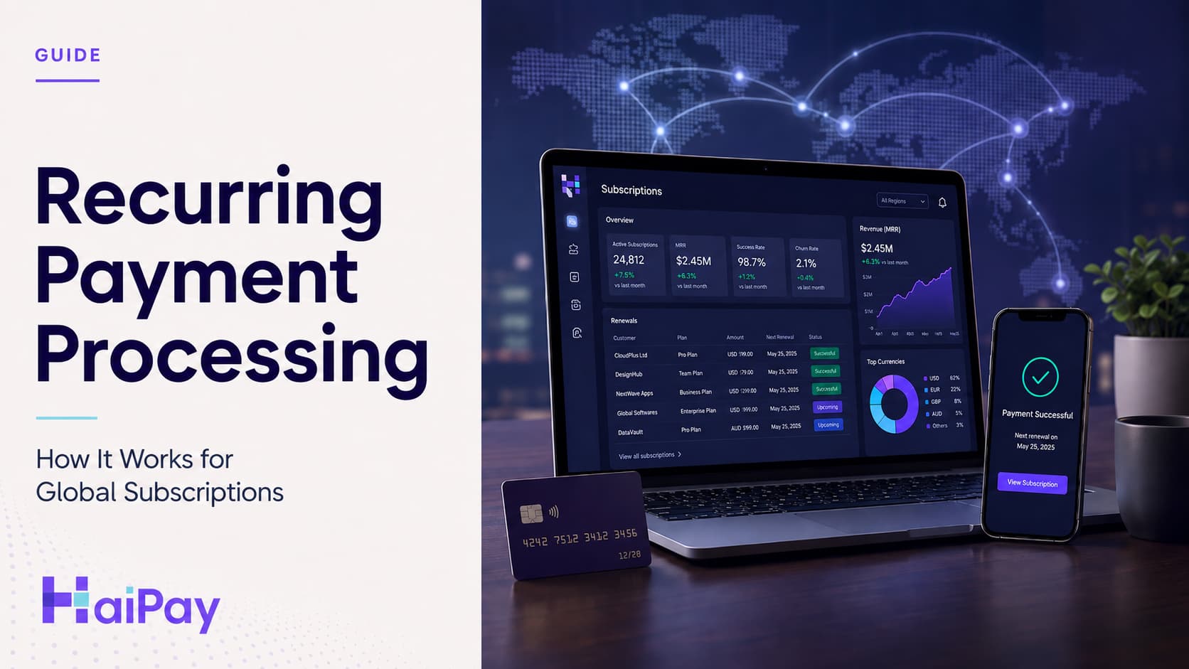 Recurring Payment Processing: How It Works (and How to Keep Global Subscriptions From Failing)
