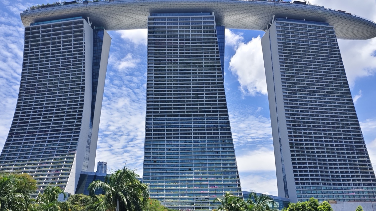 Marina Bay Sands and the Marina Bay waterfront in Singapore.