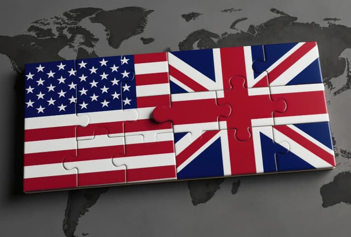 UK and US flags illustrating transatlantic stablecoin regulatory cooperation
